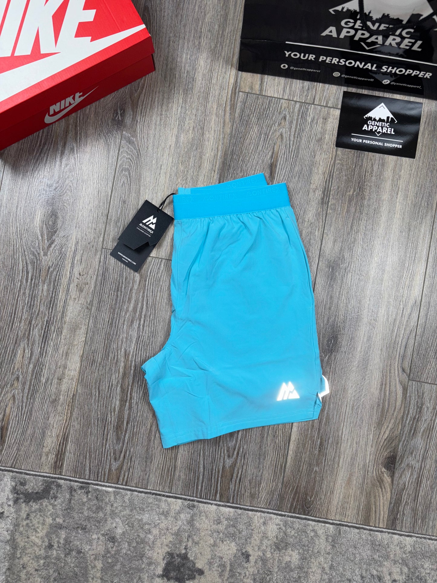 Montirex Jacket/Short Set - ‘Baby Blue/Grey’