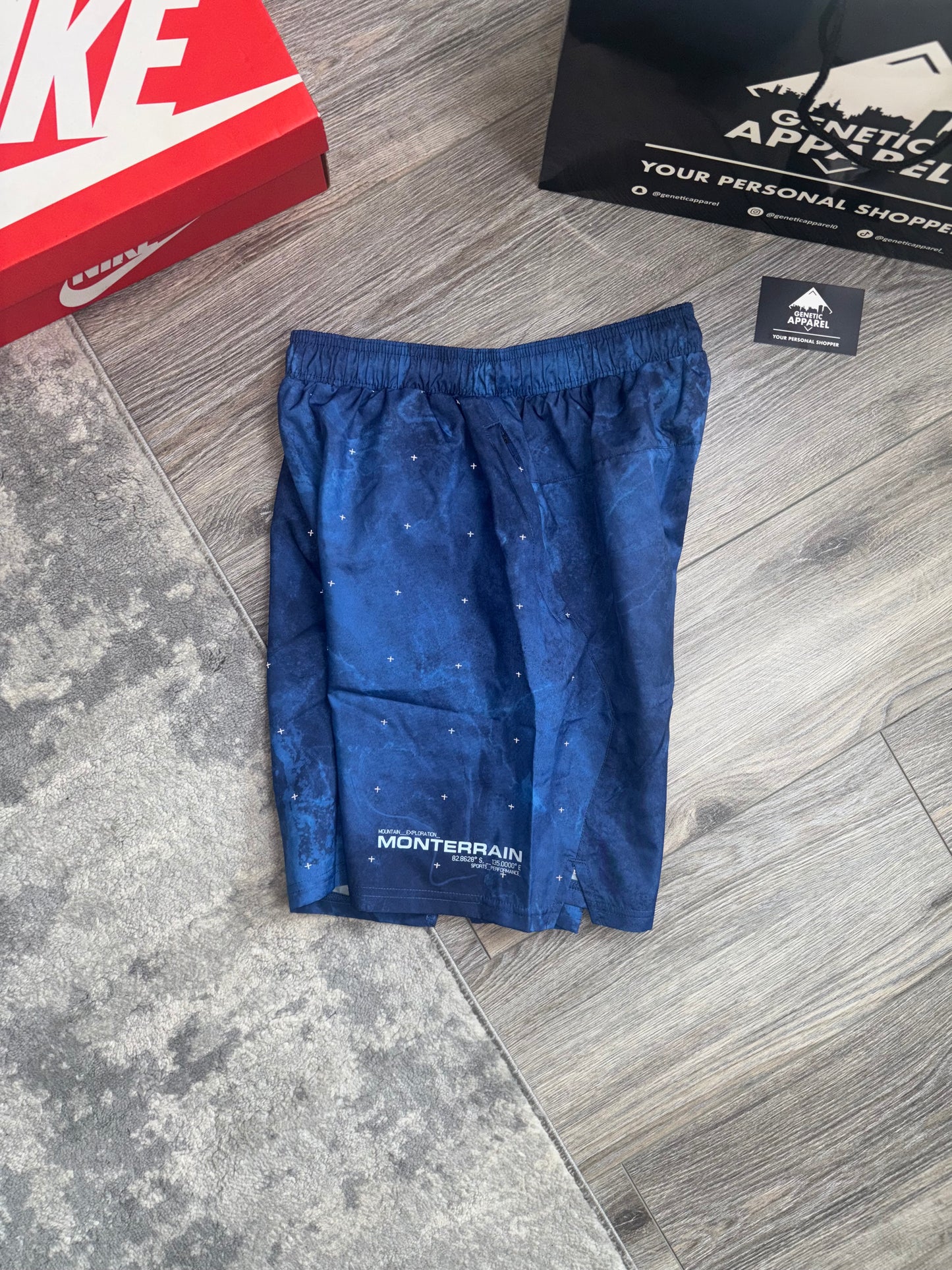 Monterrain ‘Galaxy’ T-Shirt / Short Set - ‘Blue’