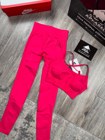 Montirex Women Gym Set - ‘Neon Pink’