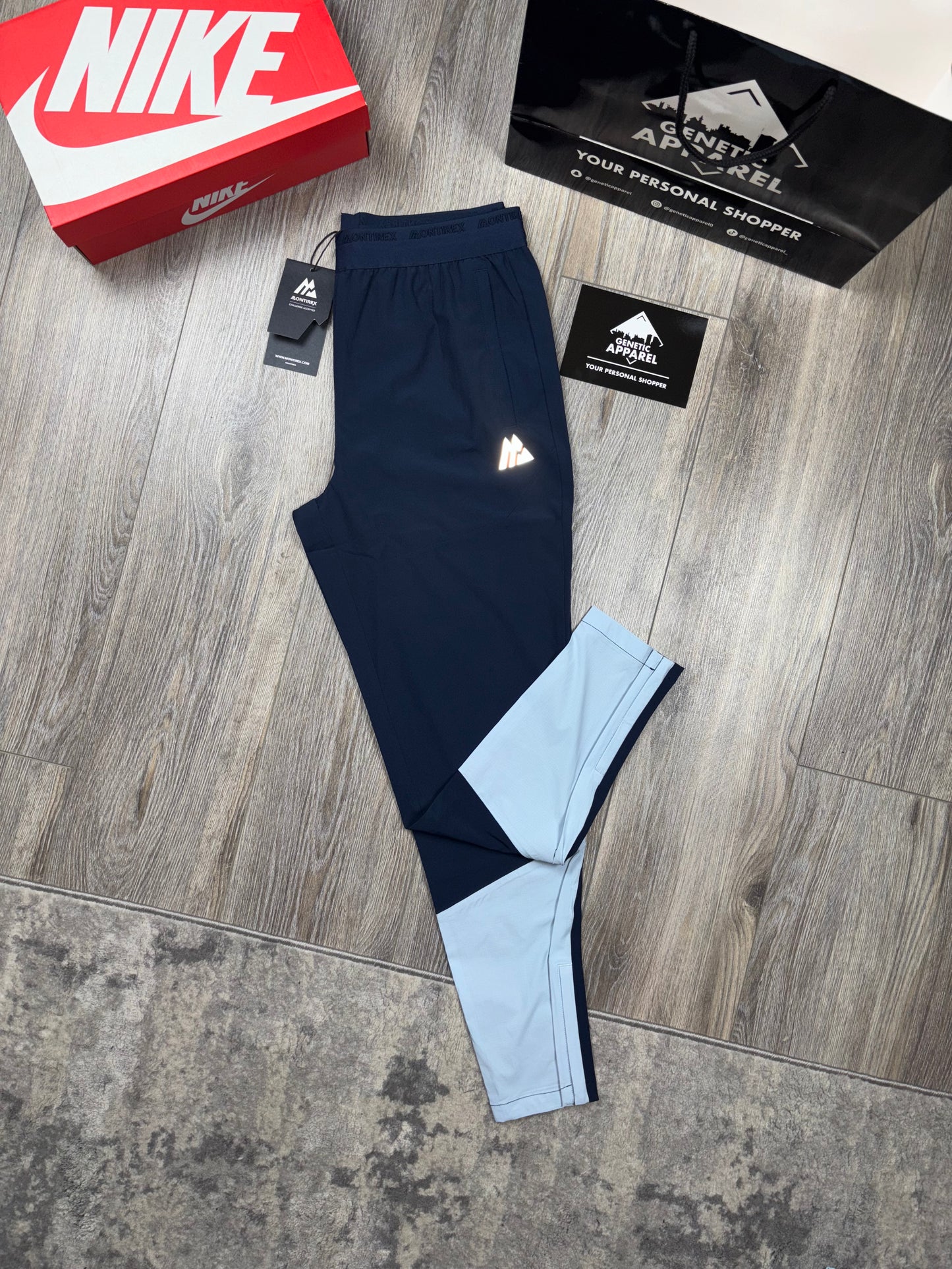 Montirex 3-Piece Tracksuit - ‘ Baby Blue/Navy’