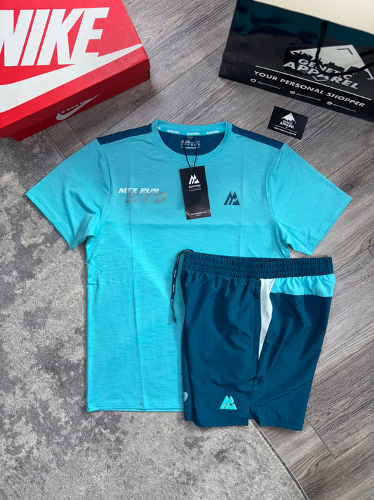 Montirex AUS Exclusive T-Shirt / Short Set - ‘Aqua’