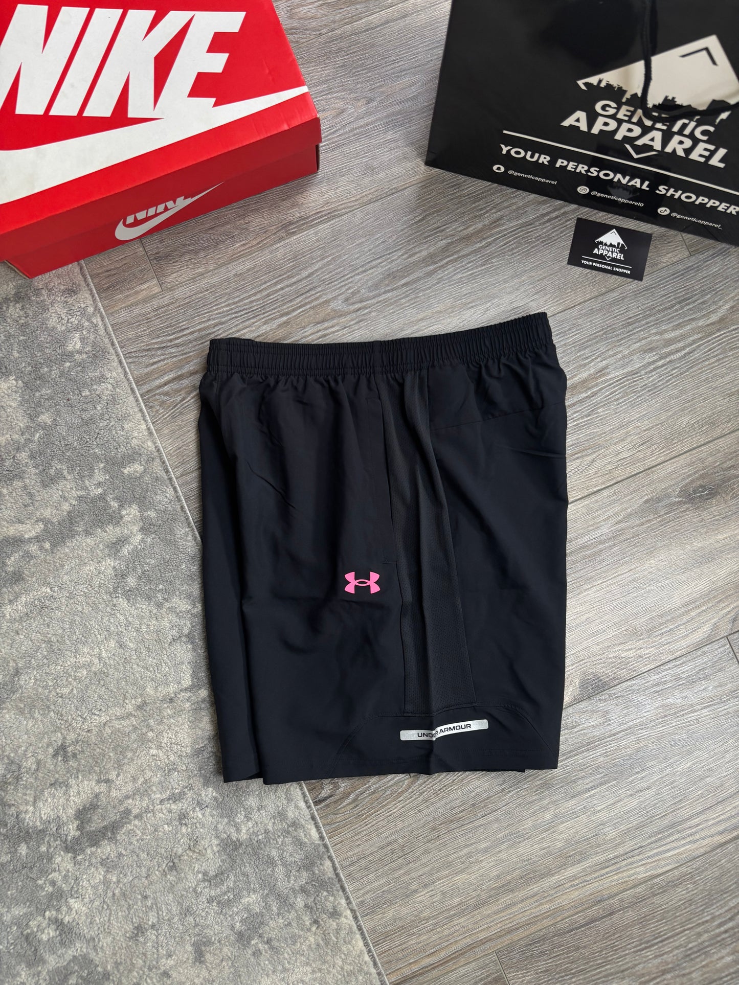 Under Armour 3-Piece 1/4 Zip Set - ‘Black / Pink’