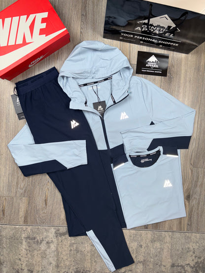Montirex 3-Piece Tracksuit - ‘ Baby Blue/Navy’