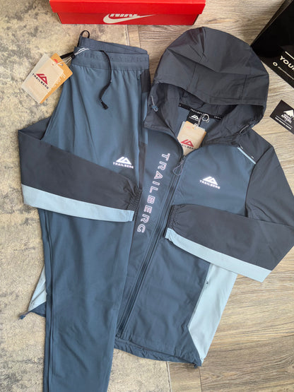 Trailberg Triathlon Tracksuit - ‘Navy / Baby Blue’