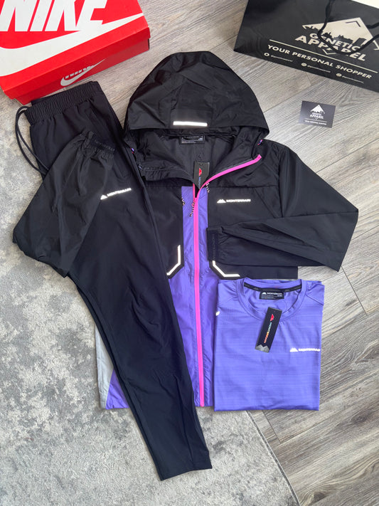 Monterrain 3-Piece Tracksuit - ‘Lilac / Black’