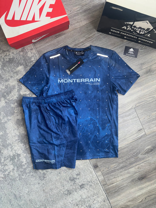 Monterrain ‘Galaxy’ T-Shirt / Short Set - ‘Blue’