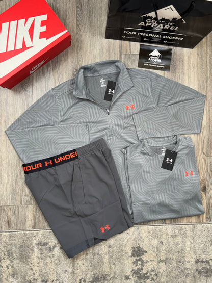 Under Armour 3-Piece G Set - ‘Slate Grey/Orange’