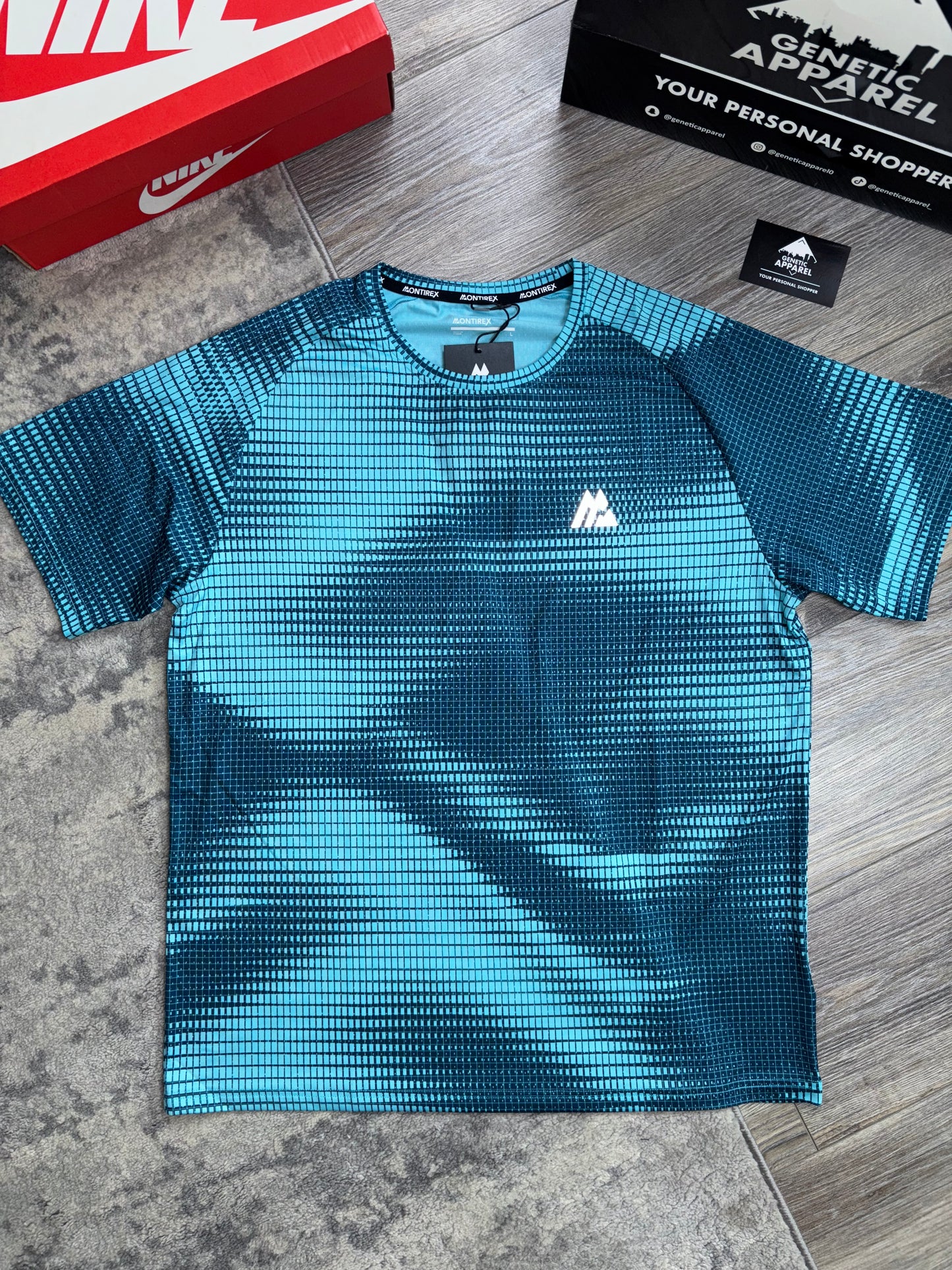 Montirex Prism T-Shirt/Short Set - ‘Navy/Blue’