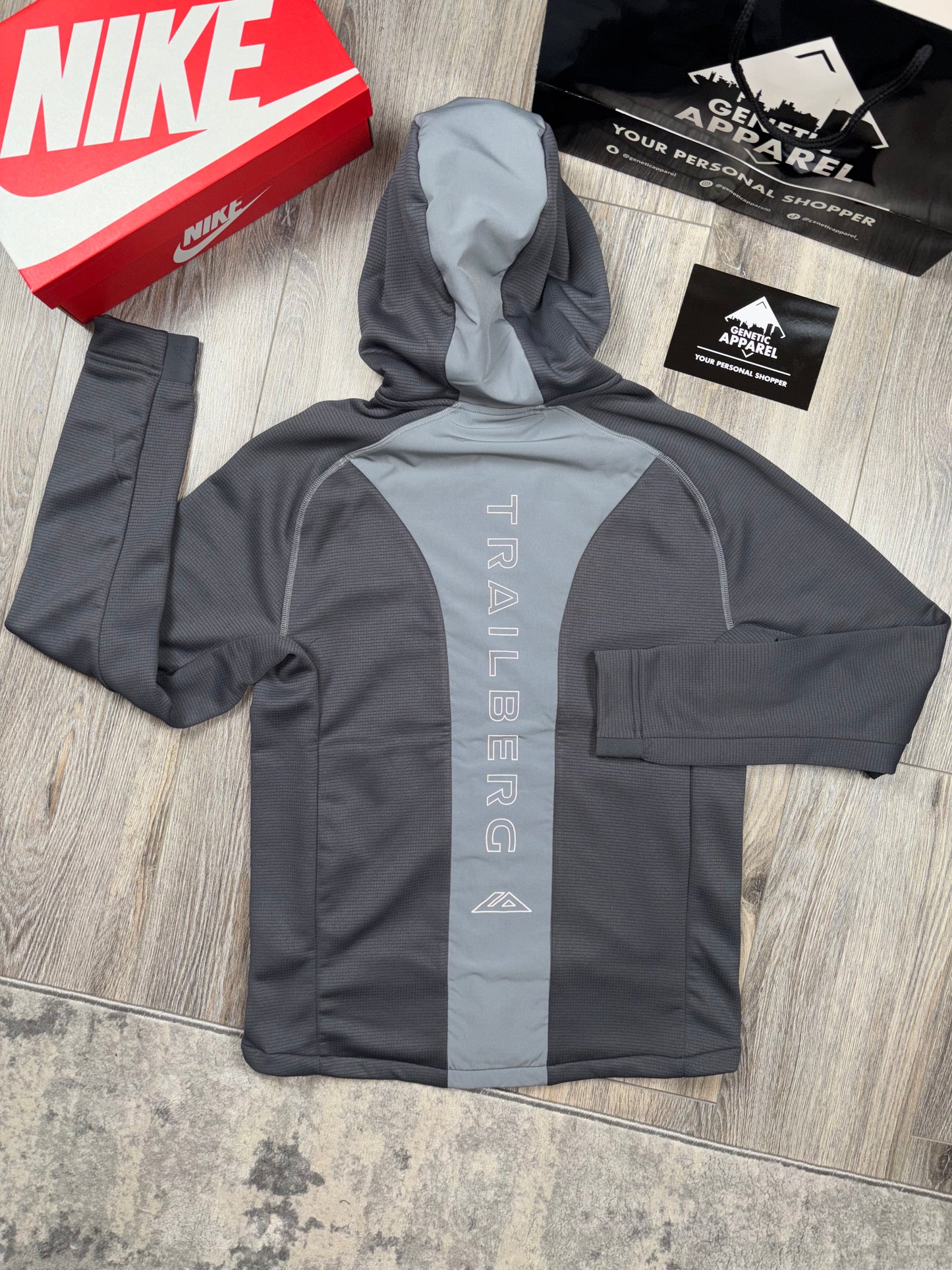Trailberg Fleece Tracksuit - ‘Grey / Black ‘