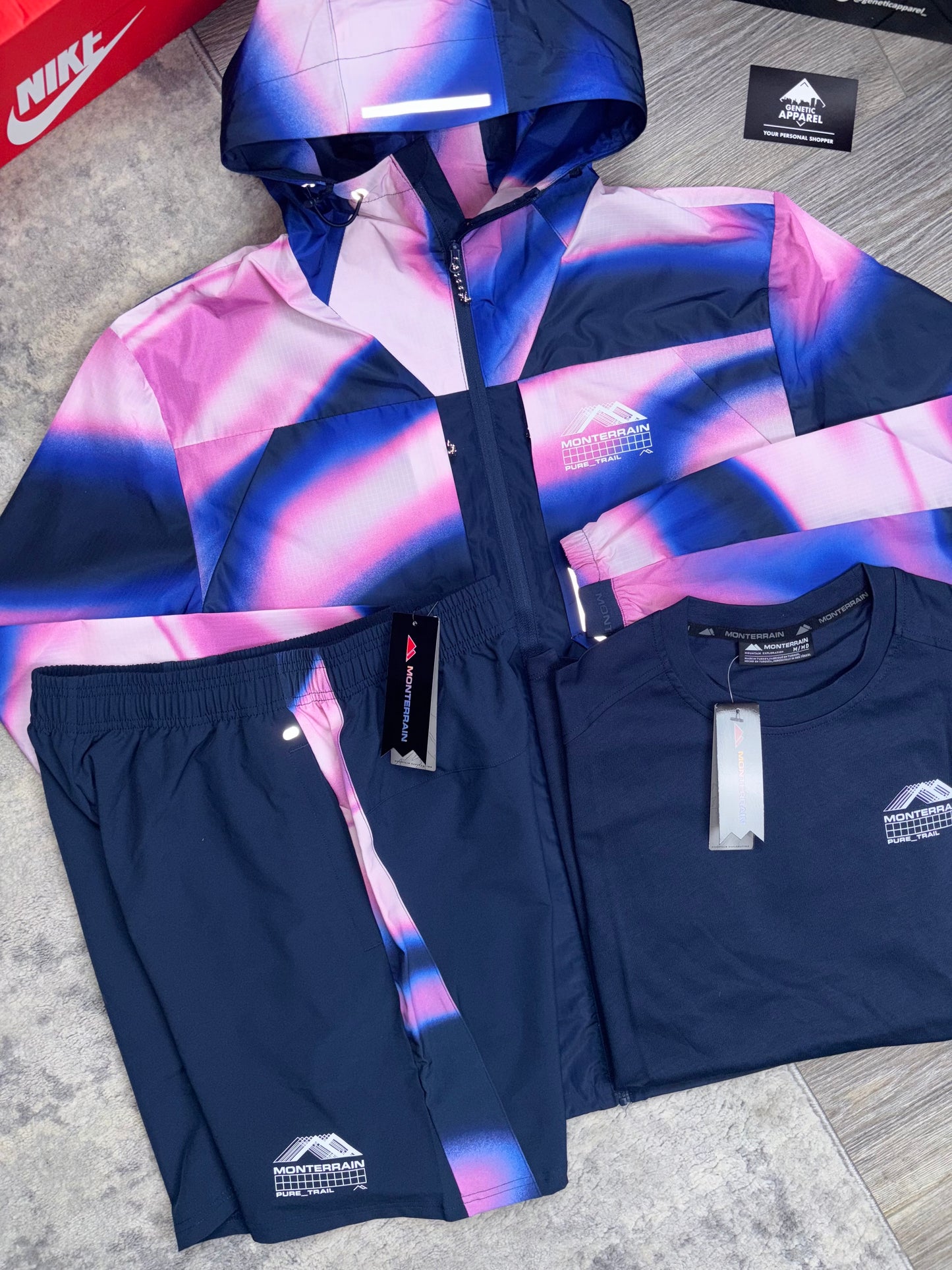 Monterrain Galaxy 3-Piece Set - ‘Navy/Pink’