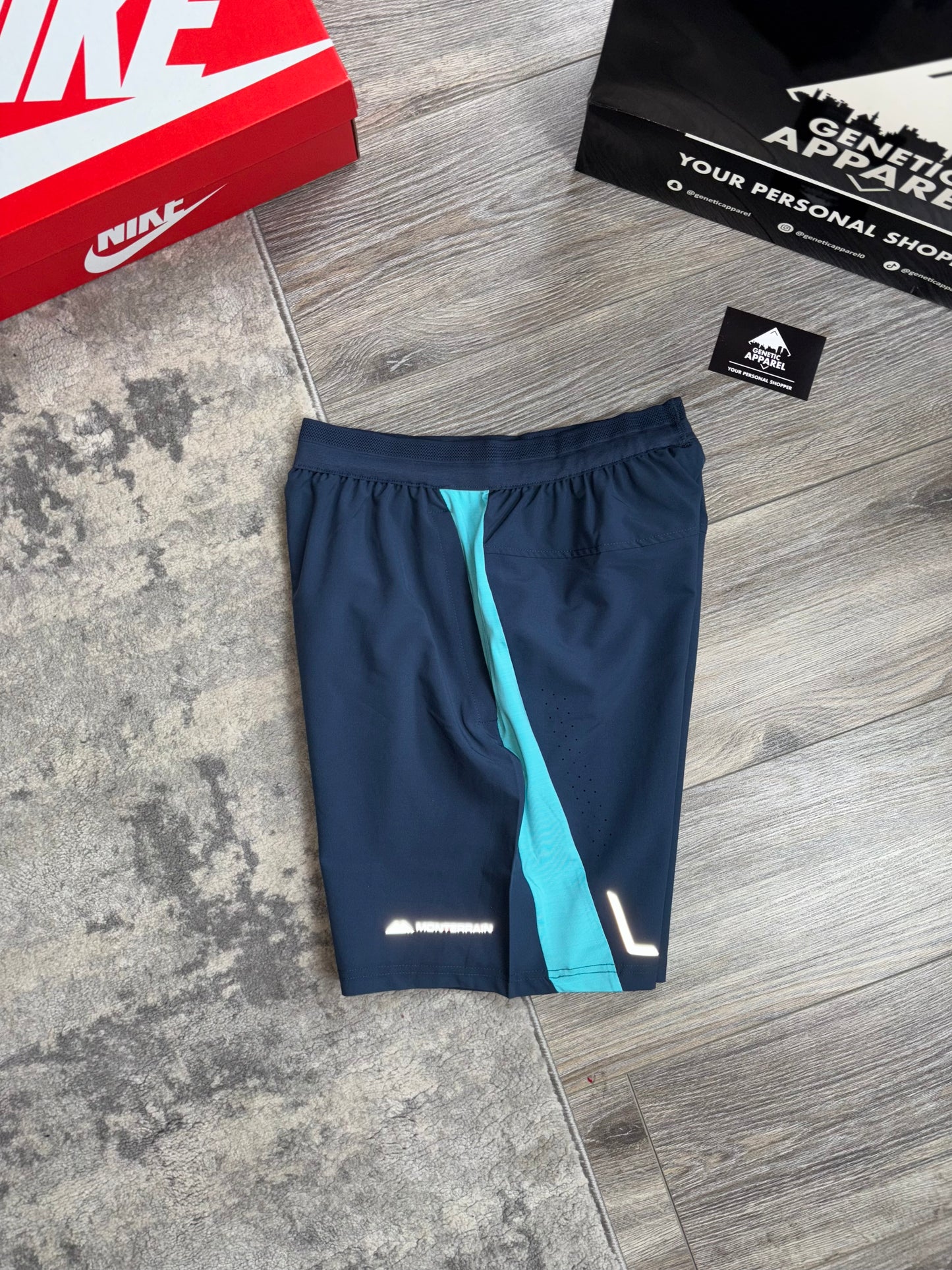 Monterrain 3-Piece Windrunner Set - ‘Navy/Turquoise’