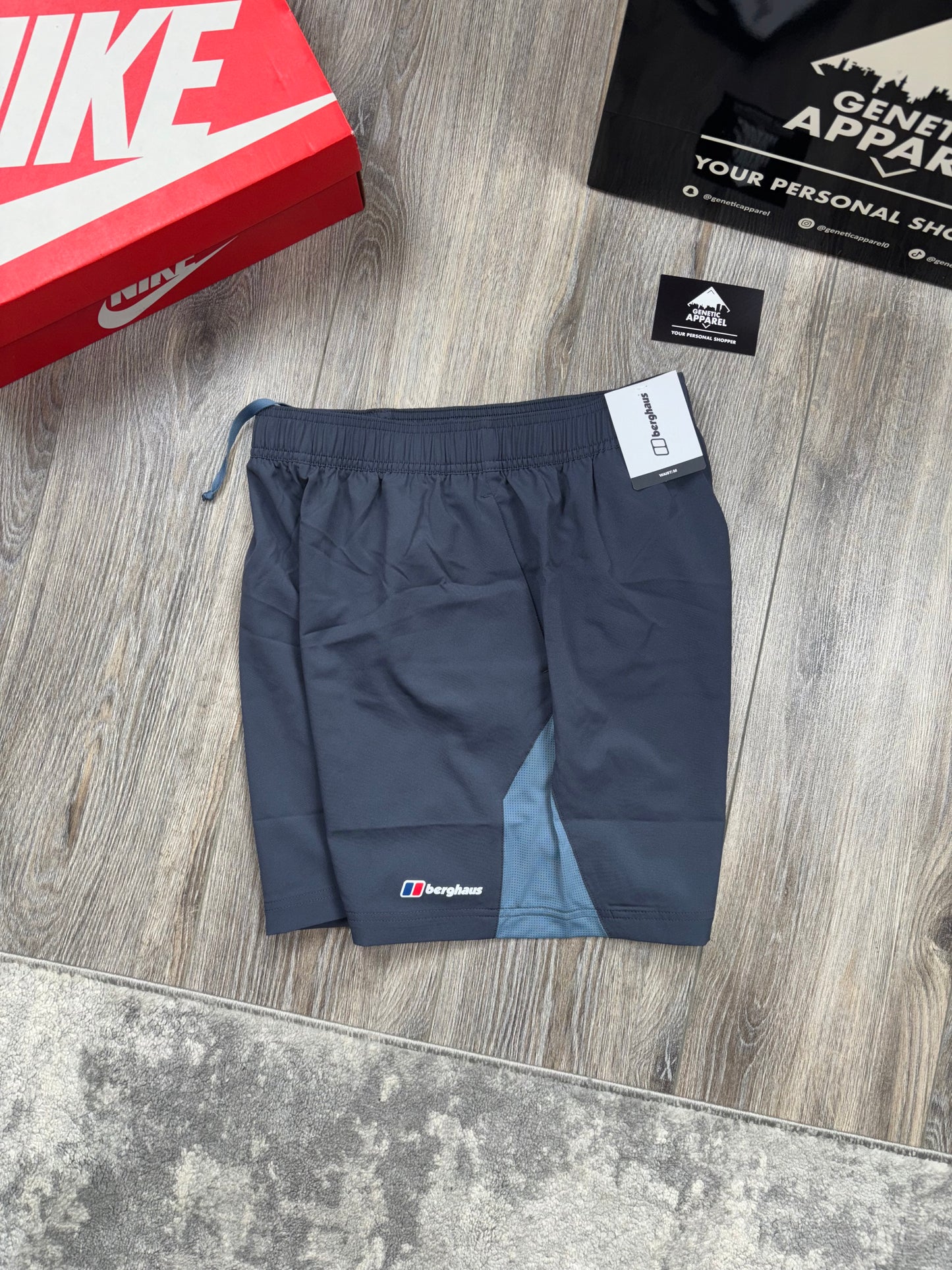 Berghaus T-Shirt/Short Set - ‘Slate Grey/Navy’