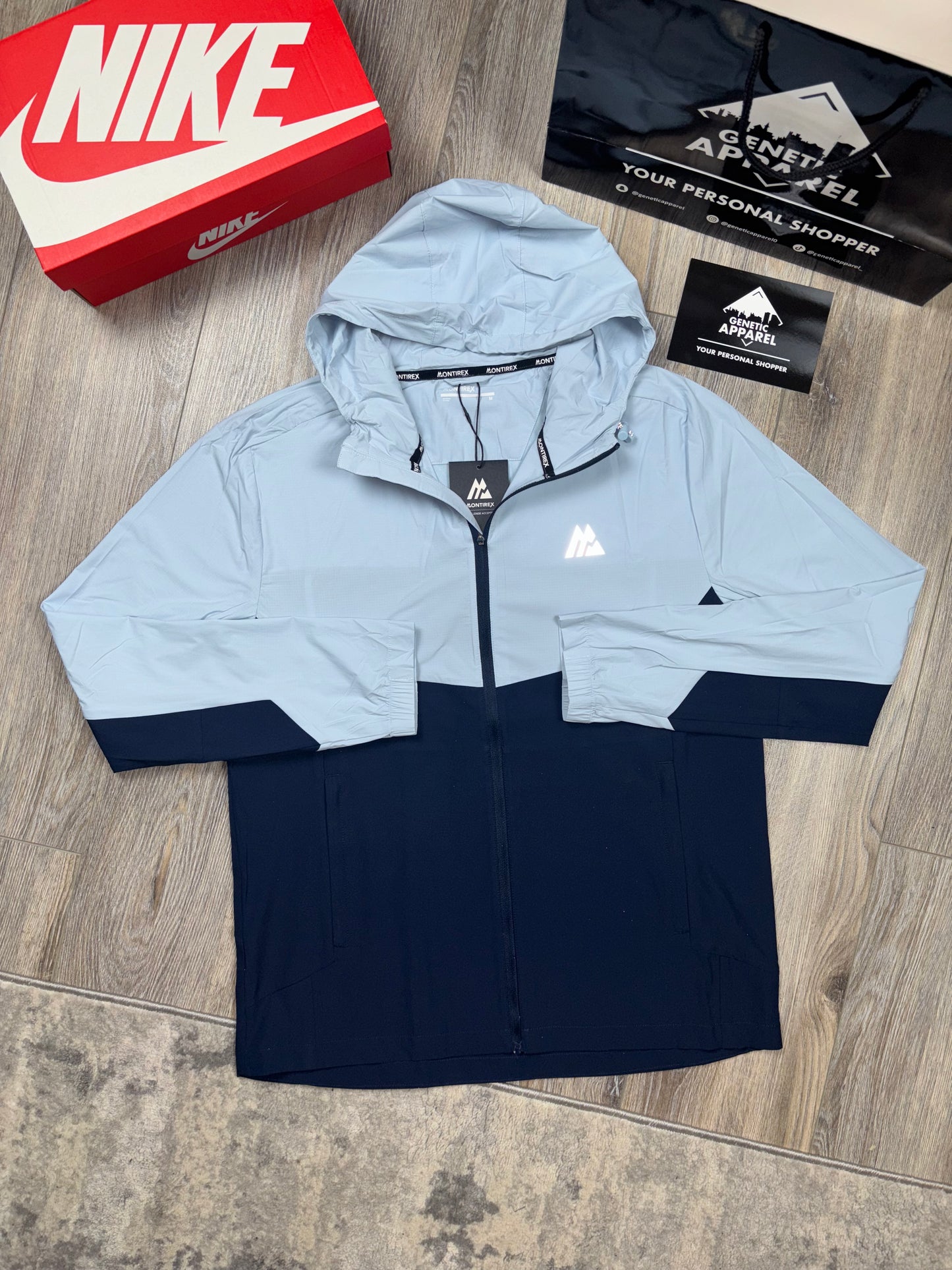 Montirex 3-Piece Tracksuit - ‘ Baby Blue/Navy’