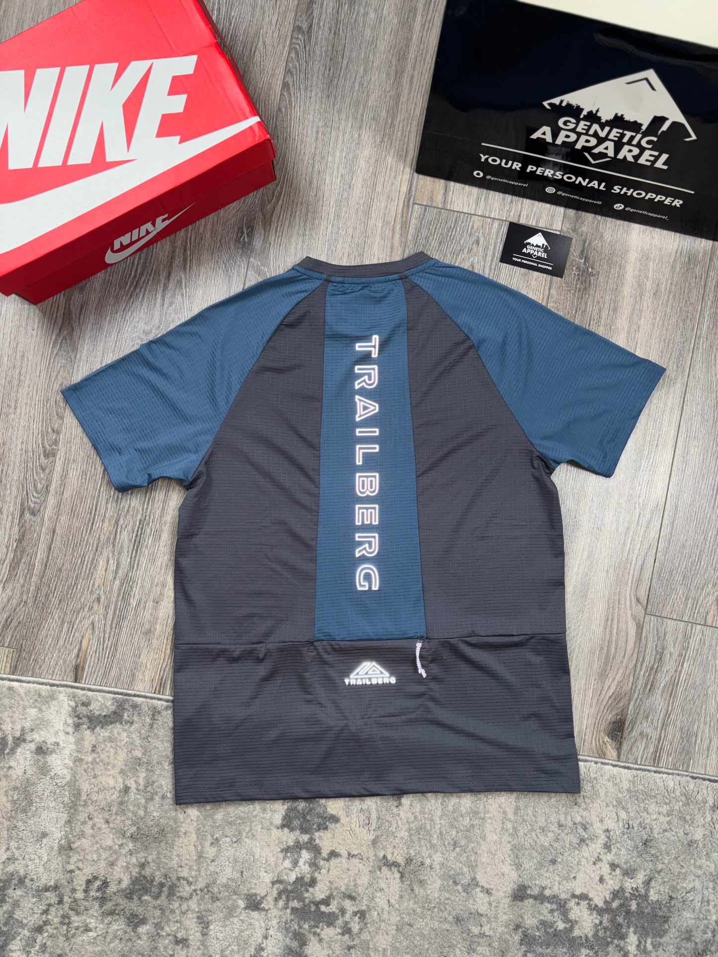 Trailberg 3-Piece ‘Rapid’ Tracksuit - ‘Navy/Grey’