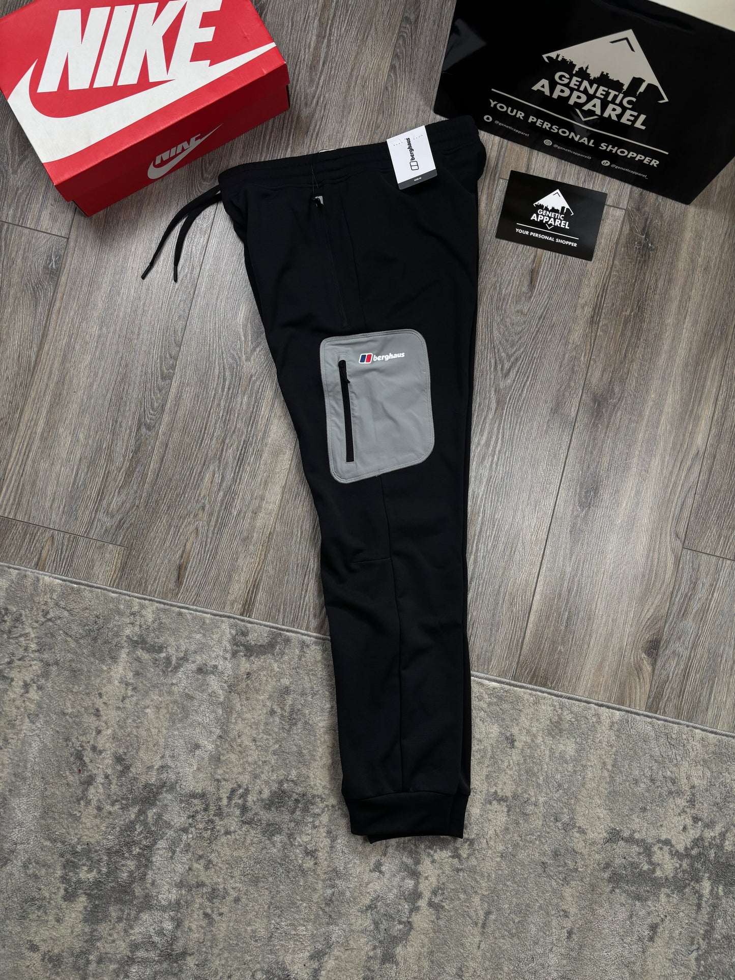 Berghaus Fleeced Tracksuit - ‘Black/Grey’