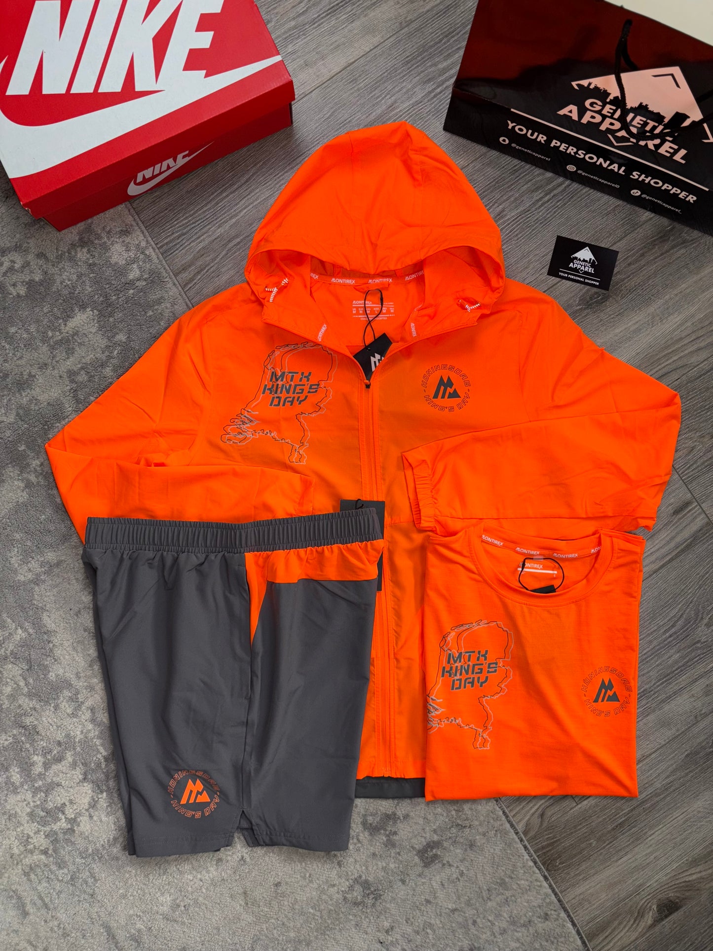 Montirex Dutch Exclusive 3-Piece - ‘Orange/Grey’