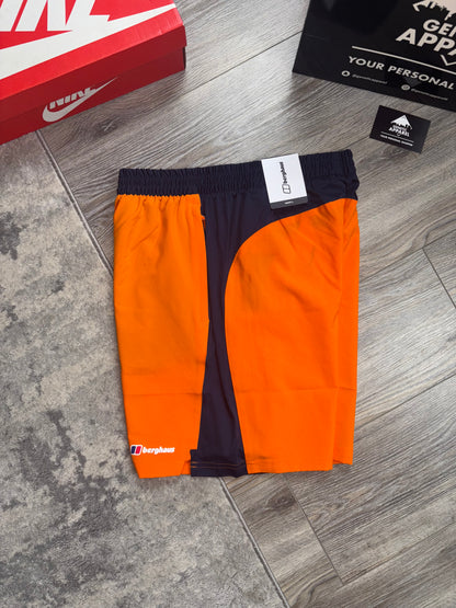 Berghaus Hybrid T-Shirt / Short Set - ‘Orange/Navy’