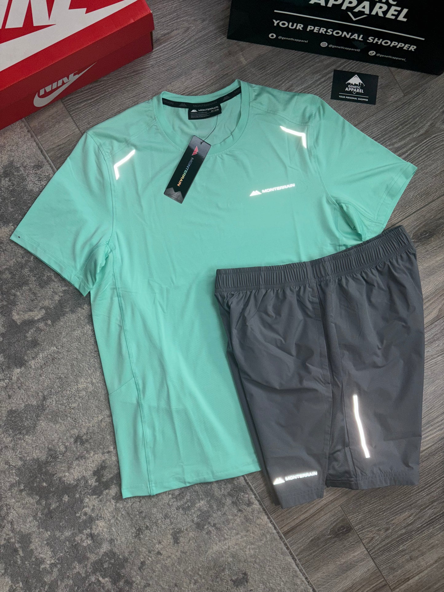 Monterrain Lyder Set - ‘Mint / Grey’