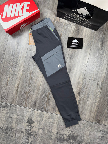 Trailberg Fleece Tracksuit - ‘Grey / Black ‘