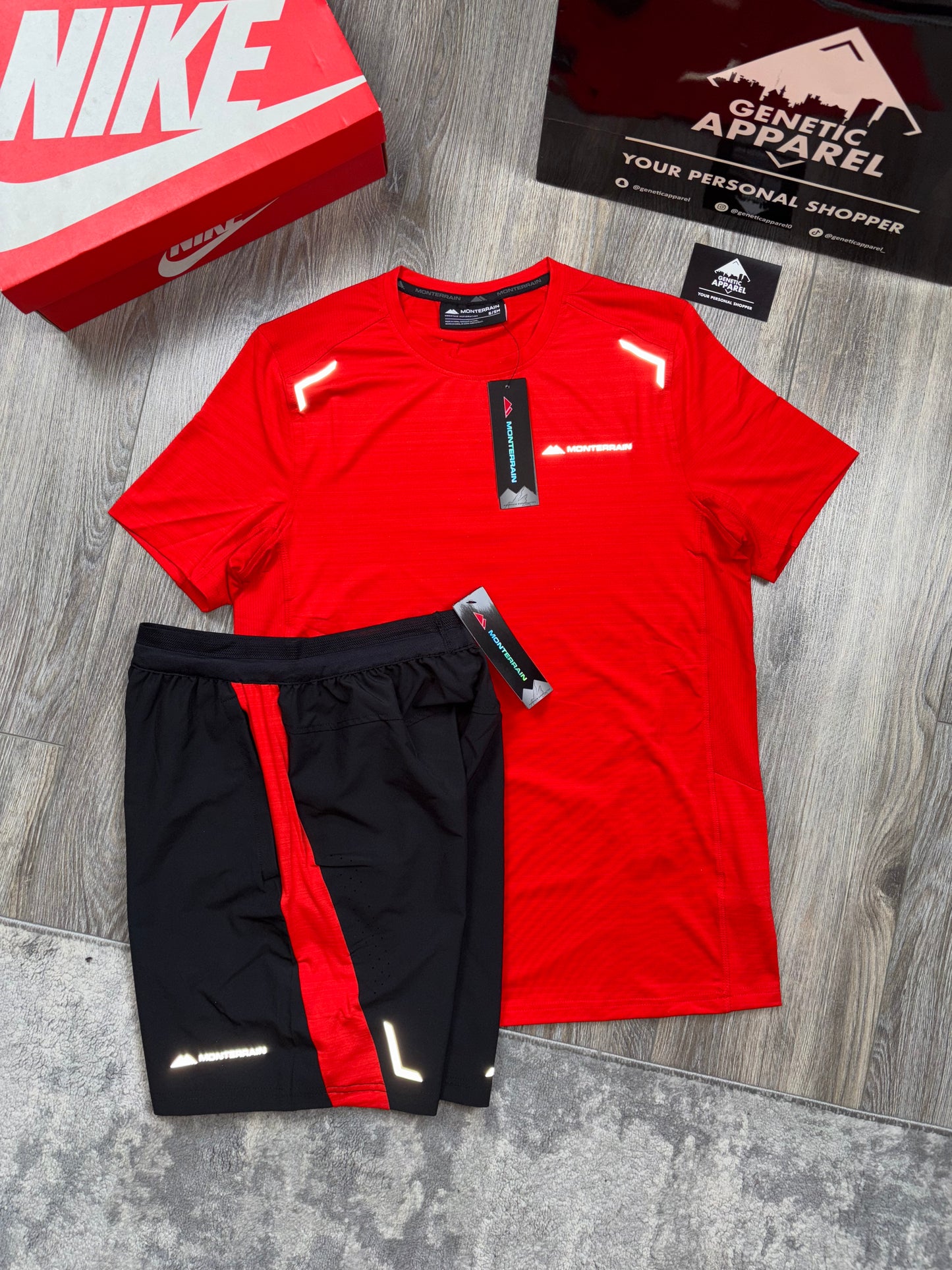 Monterrain Lyder Set - ‘Black/Red’
