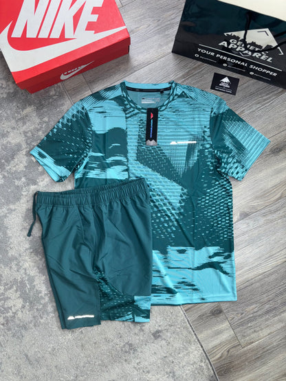 Monterrain Utility T-Shirt / Short Set - ‘ Turquoise ‘