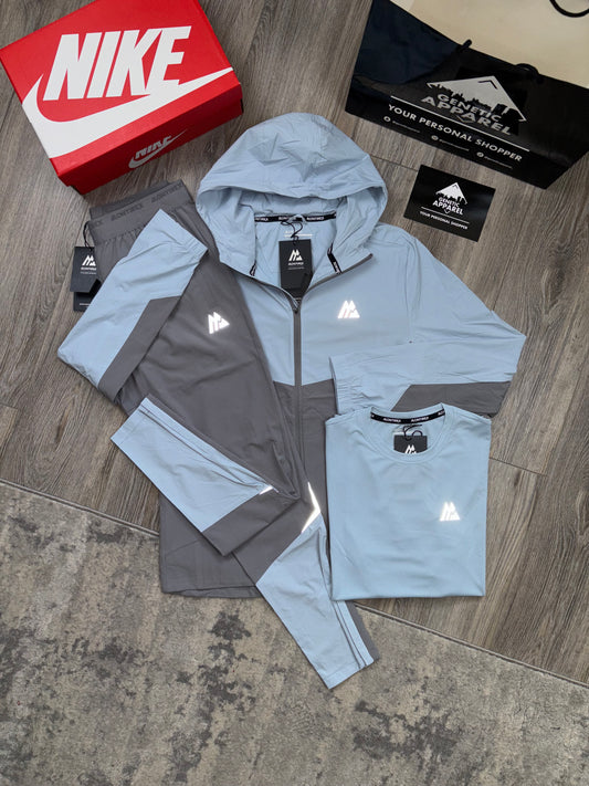 Montirex 3-Piece Tracksuit - ‘Baby Blue/Grey’