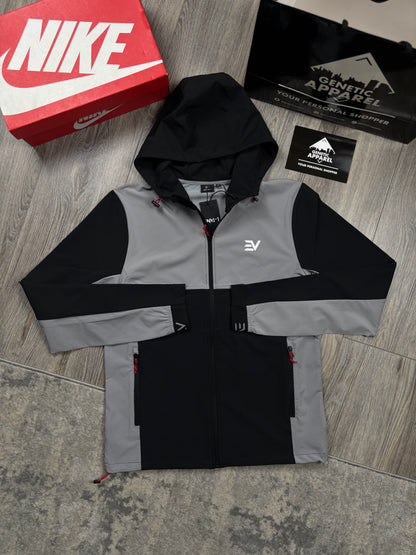Envi-1 Dynamic Tracksuit - ‘Black/Grey/Red’