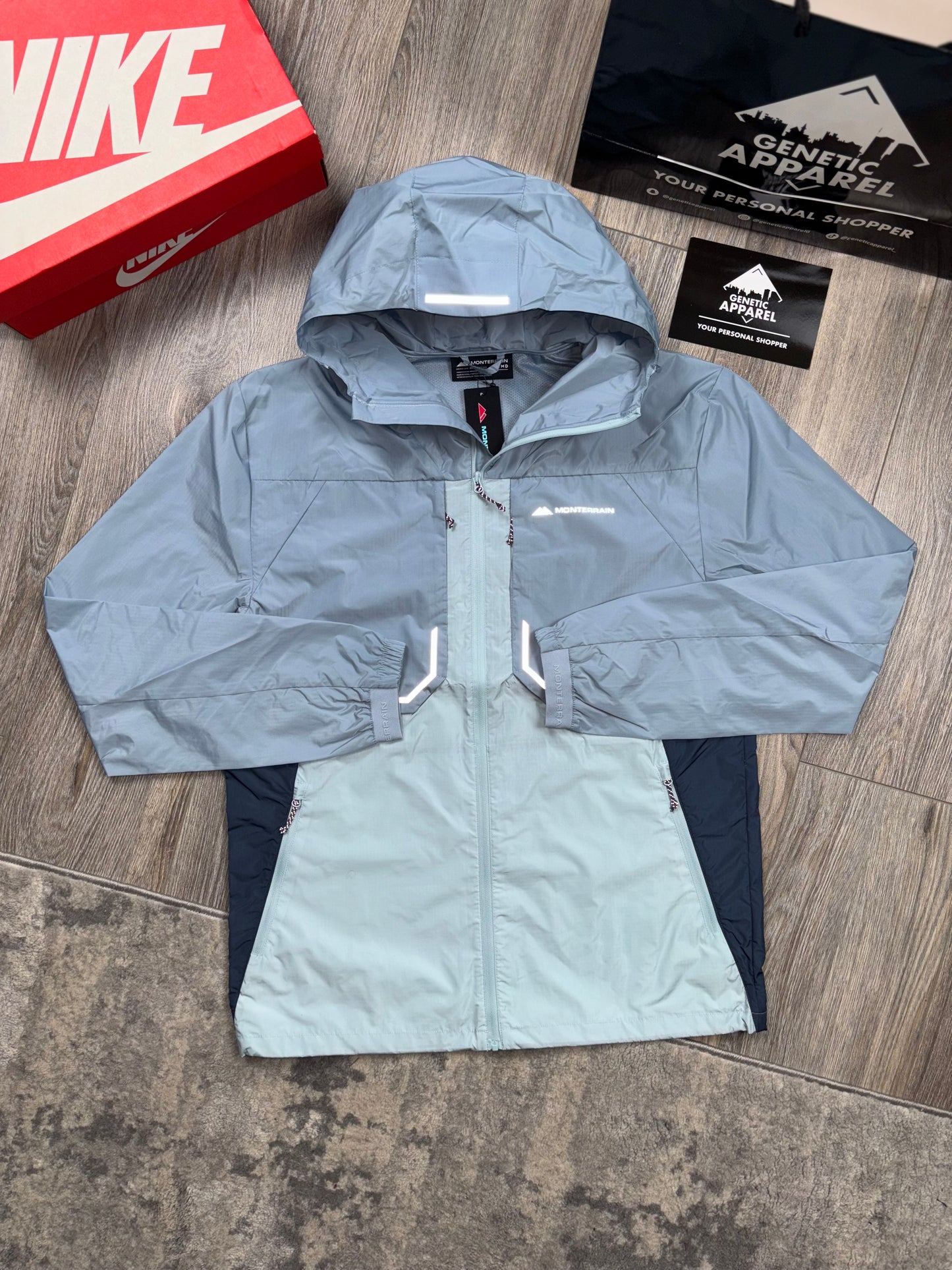 Monterrain Jacket/Short Set - ‘Baby Blue/Aqua’