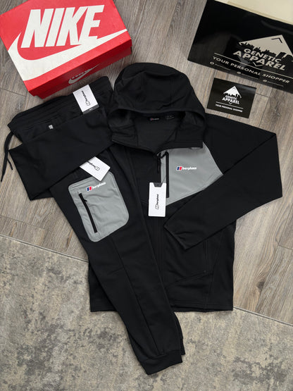 Berghaus Fleeced Tracksuit - ‘Black/Grey’
