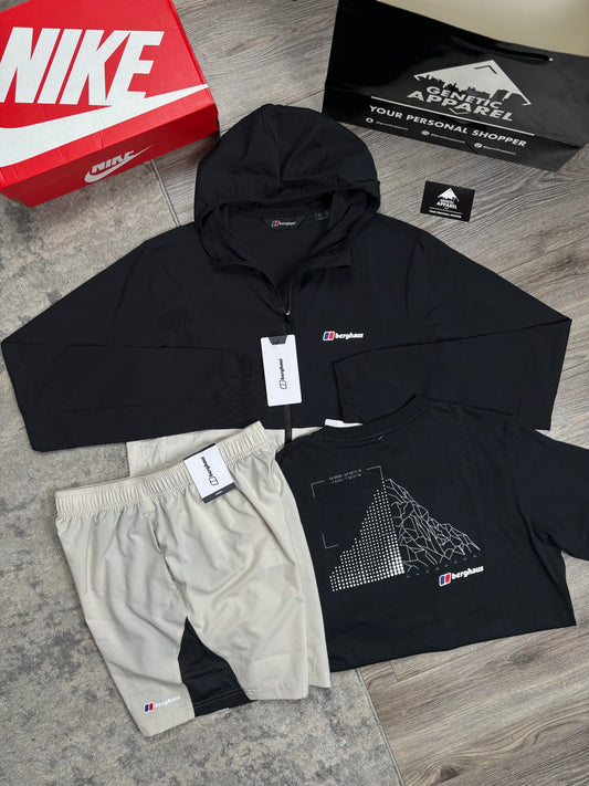 Berghaus Tech Tri Set - ‘Black/Beige’