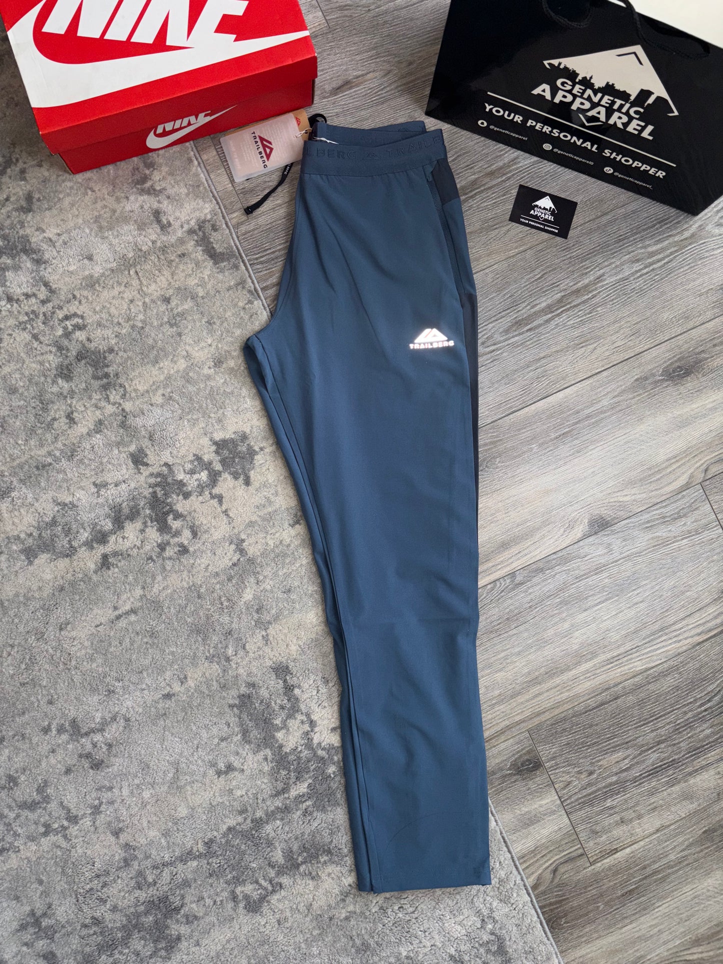 Trailberg Triathlon Tracksuit - ‘Navy / Baby Blue’