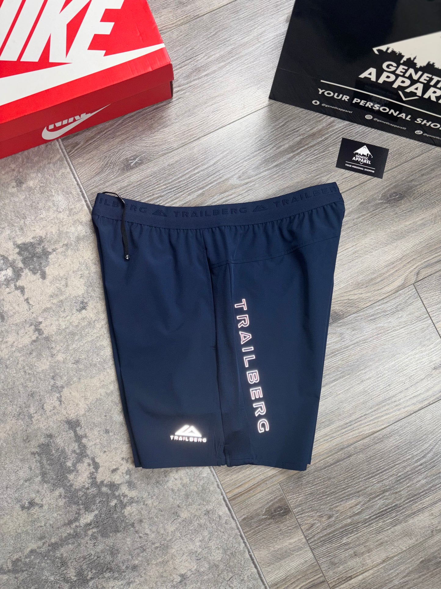 Trailberg Vertex T-Shirt / Short Set - ‘Pink/Navy’