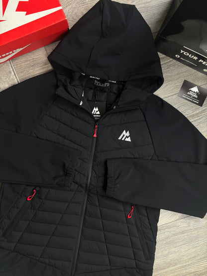 Montirex Hybrid Tech Jacket - ‘Black / Red’