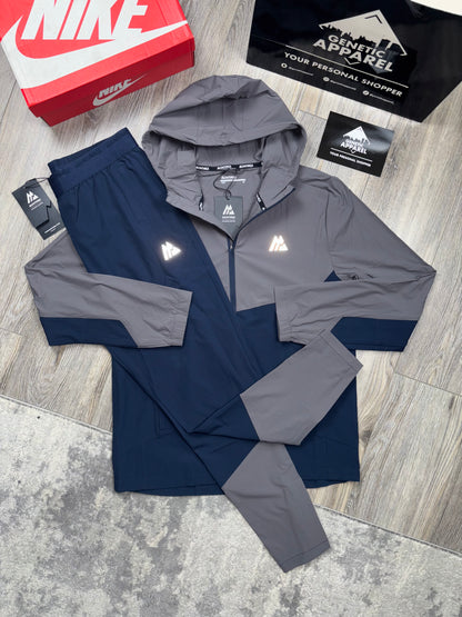 Montirex Woven Tracksuit - ‘Navy/Slate Grey’