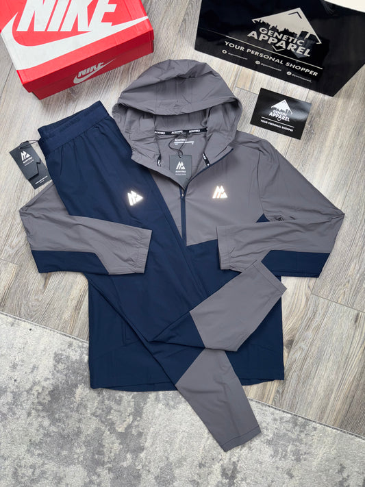 Montirex Woven Tracksuit - ‘Navy/Slate Grey’