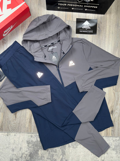 Montirex Woven Tracksuit - ‘Navy/Slate Grey’