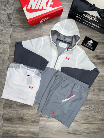 Under Armour 3-Piece Set - ‘White/Red’