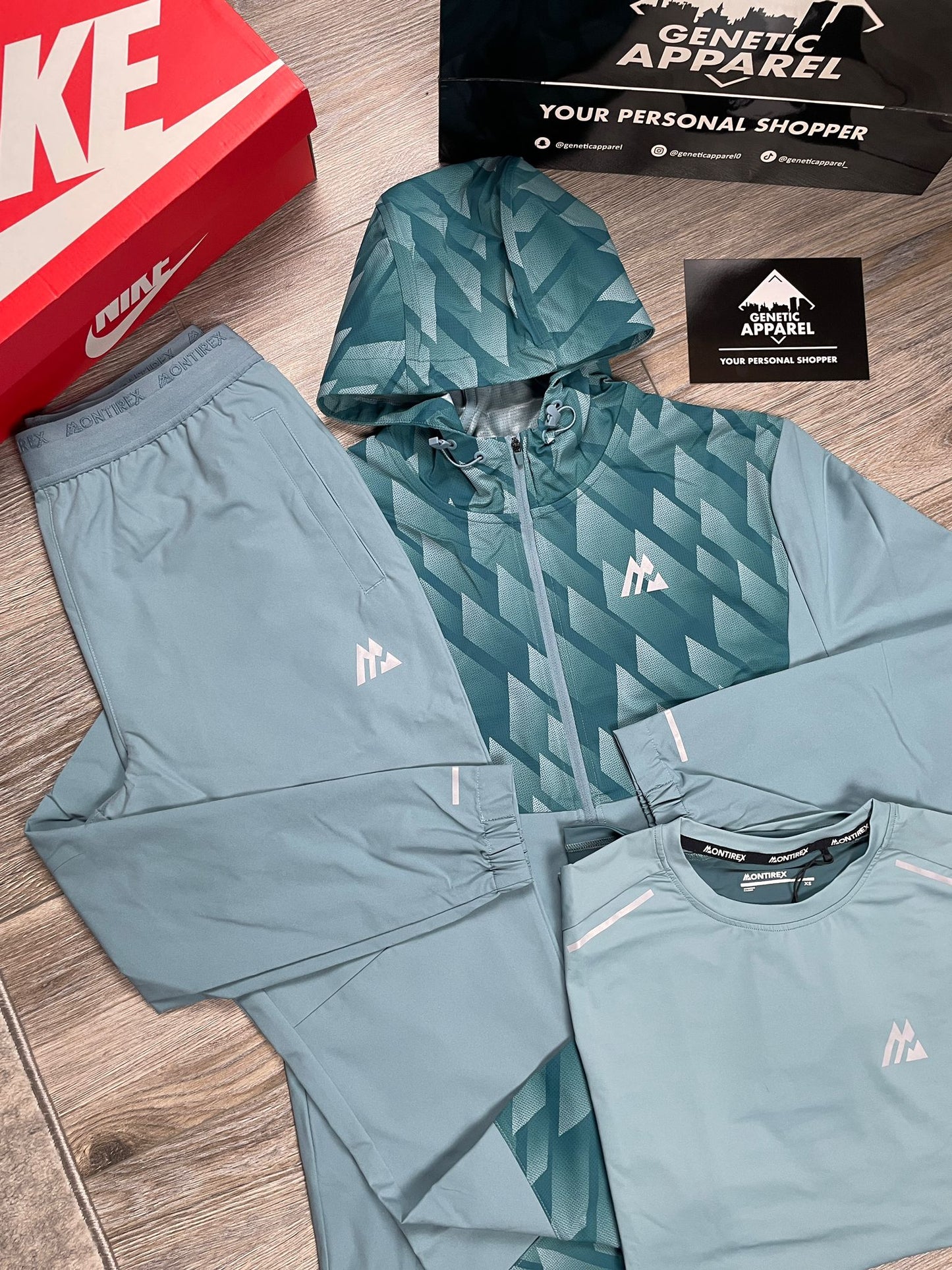 Montirex 3-Piece Tracksuit - ‘Graphite Teal’