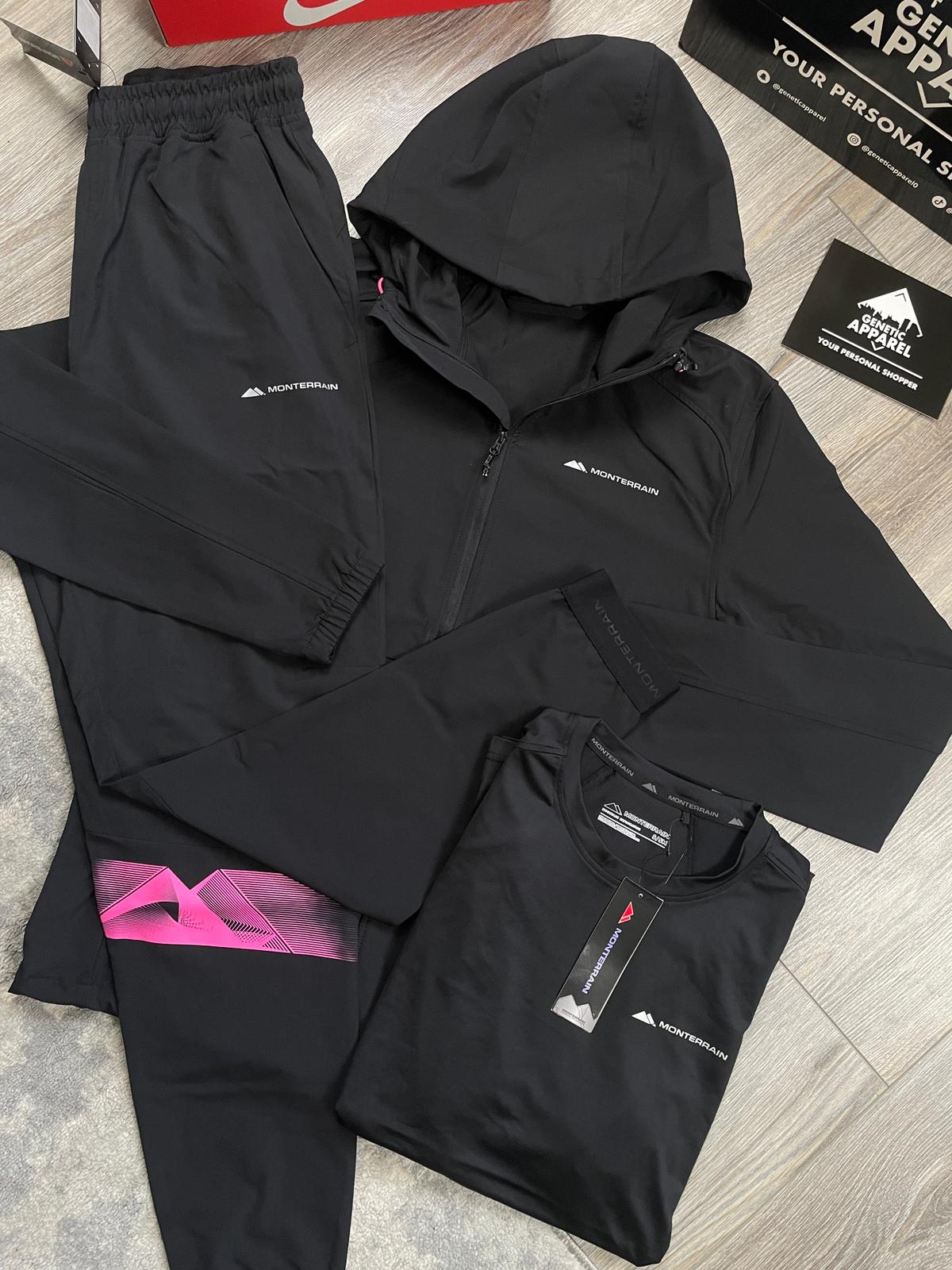 Monterrain 3-Piece Tracksuit - ‘Floral Pink’