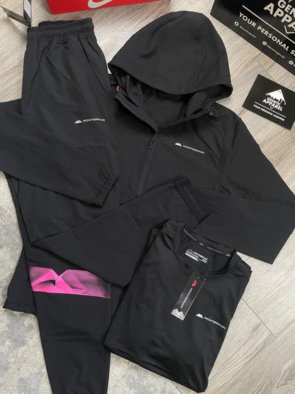 Monterrain 3-Piece Tracksuit - ‘Floral Pink’