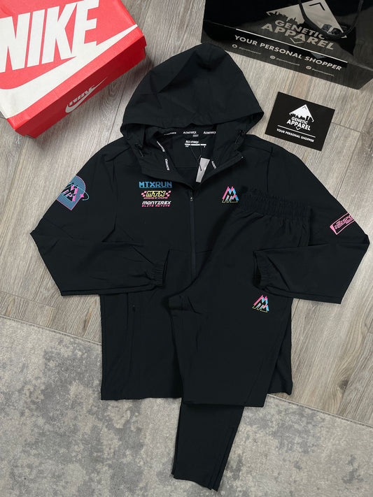 Montirex ‘MTX’ Run Tracksuit - ‘Black’