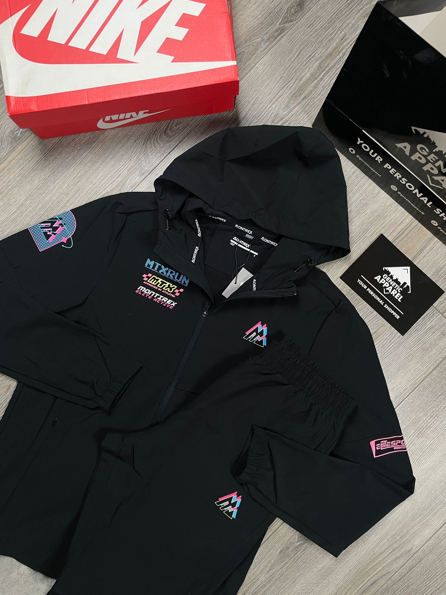 Montirex ‘MTX’ Run Tracksuit - ‘Black’
