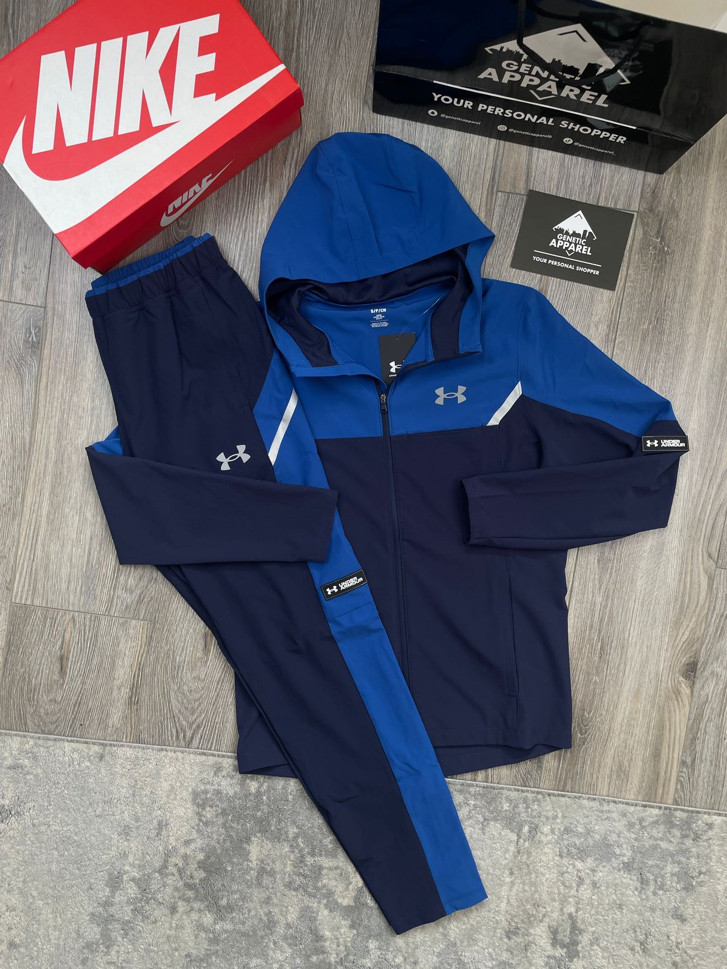 Under Armour Woven Tracksuit - ‘Royal Blue/Navy’