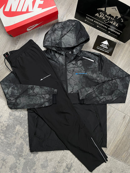 Monterrain Graphite Tracksuit - ‘Black/Slate Grey’