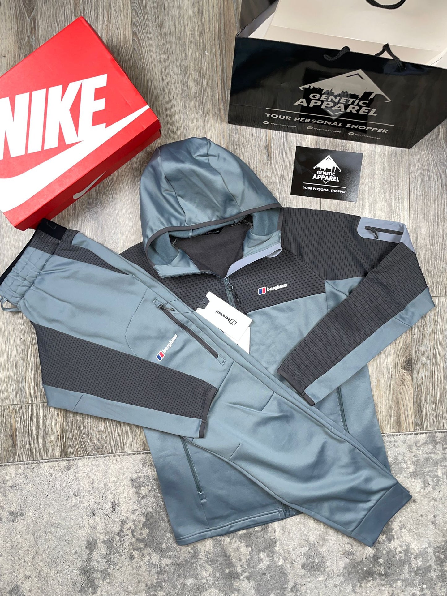 Berghaus Tech Hybrid Tracksuit - ‘Platinum’