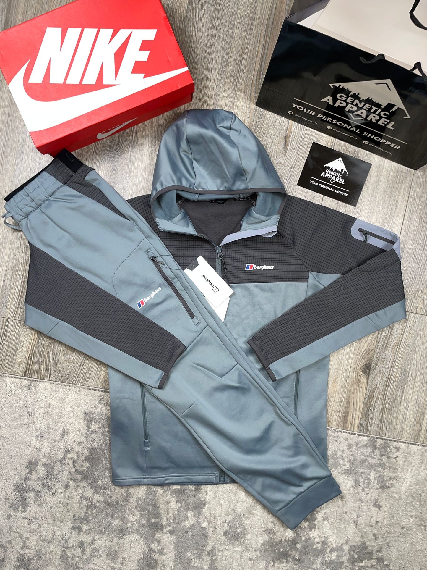 Berghaus Tech Hybrid Tracksuit - ‘Platinum’