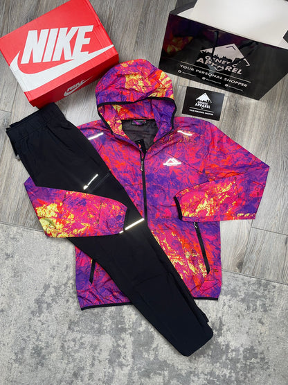 Monterrain Illusion Tracksuit - ‘Candy Pink/Black’