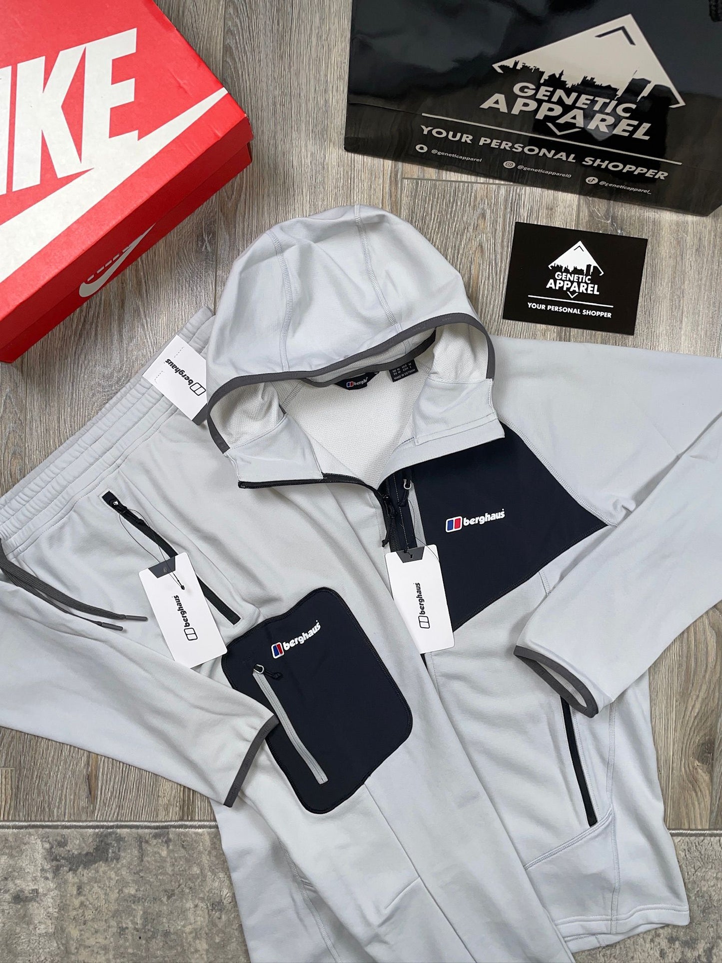 Berghaus Fleece Tracksuit - ‘Grey/Black’
