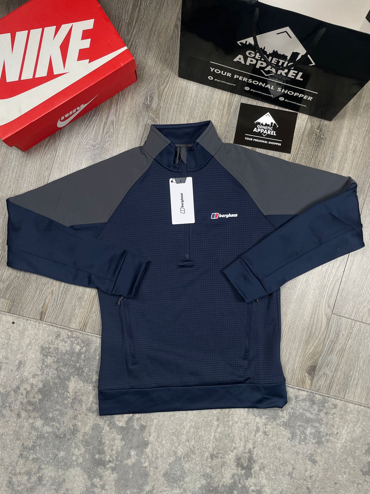 Berghaus 1/4 Zip Tracksuit - ‘Navy’