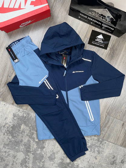 Monterrain Woven Tracksuit - ‘Blue / Navy ‘